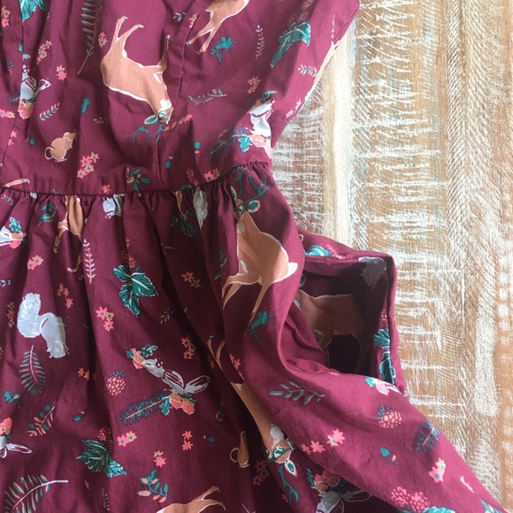 ModCloth Optimistic Effect Forest Critters Dress - Picture 8 of 14